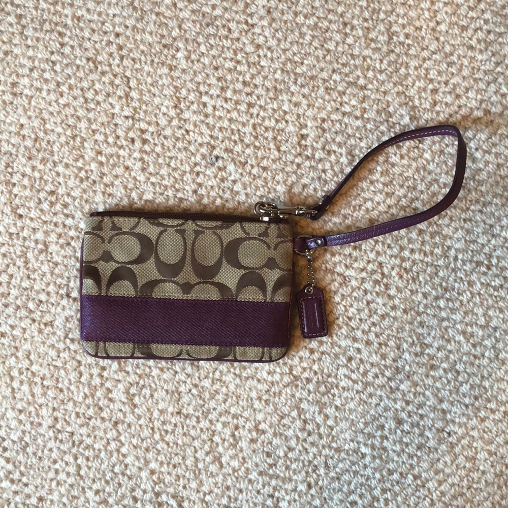 Coach wristlet